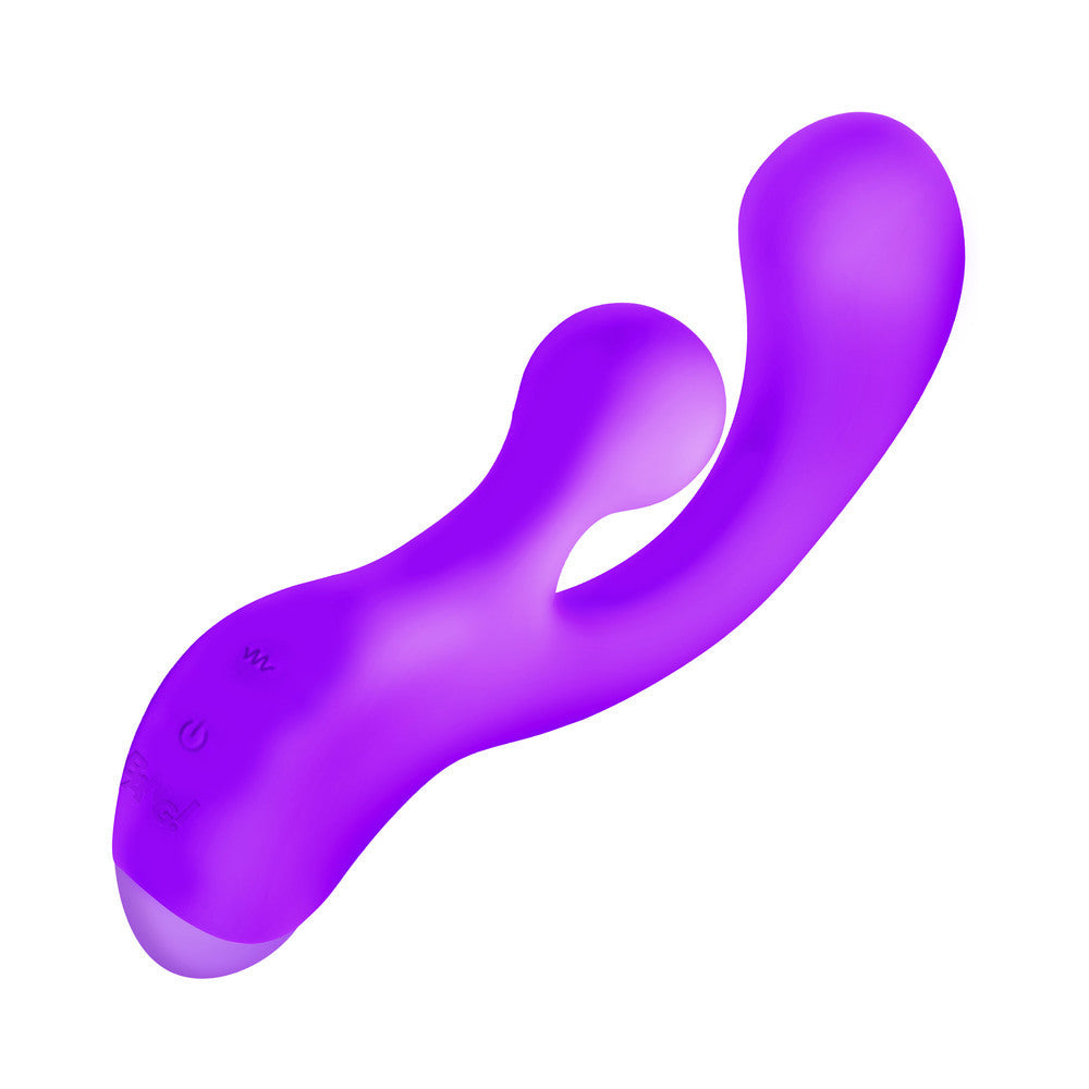 BANG! Gyro Rabbit Silicone Vibrator Purple