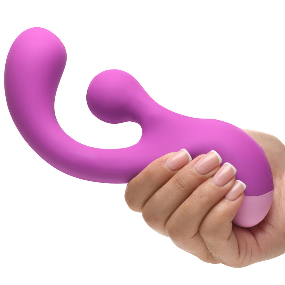 BANG! Gyro Rabbit Silicone Vibrator Purple