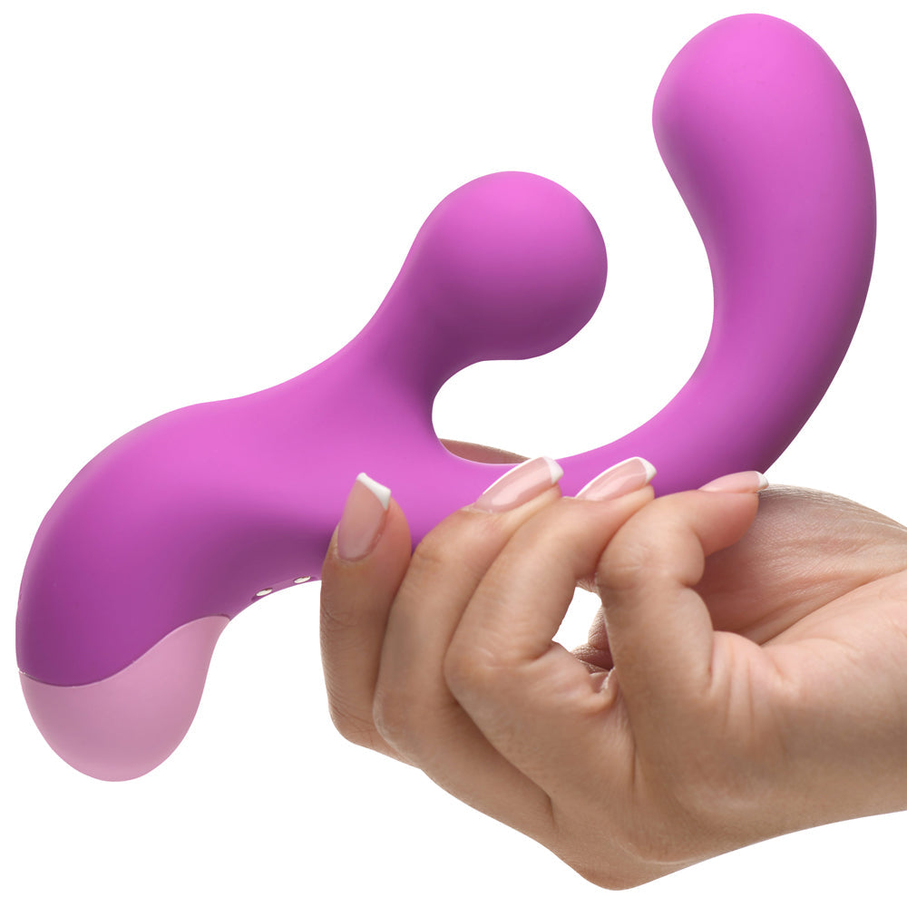 BANG! Gyro Rabbit Silicone Vibrator Purple
