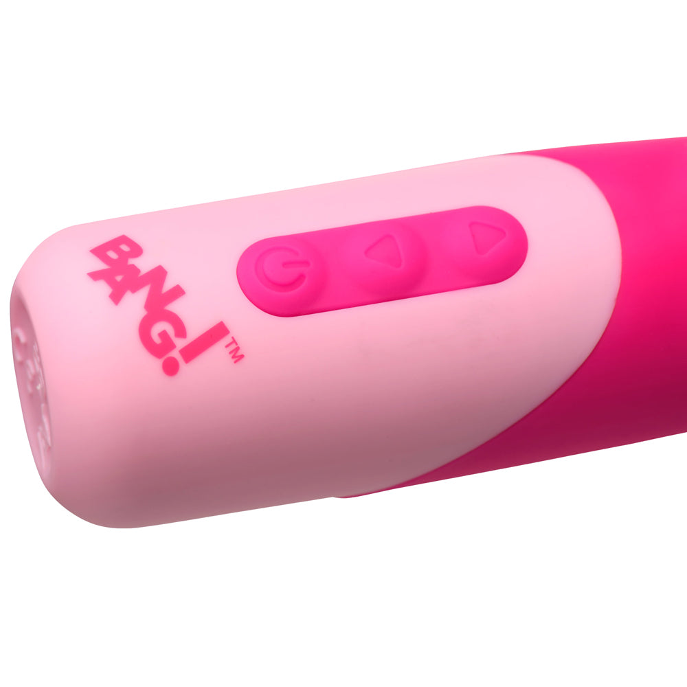 BANG! Clit Tapping Vibrating Rabbit Pink