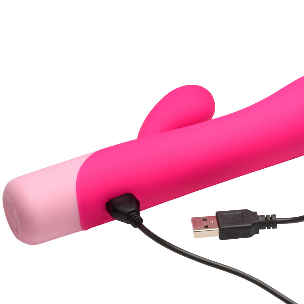 BANG! Clit Tapping Vibrating Rabbit Pink