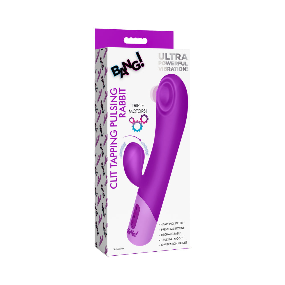 BANG! Clit Tapping Pulsing Rabbit Purple