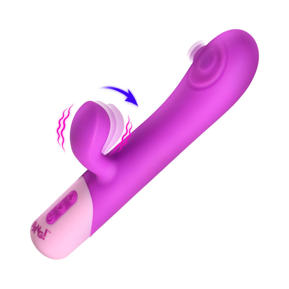 BANG! Clit Tapping Pulsing Rabbit Purple