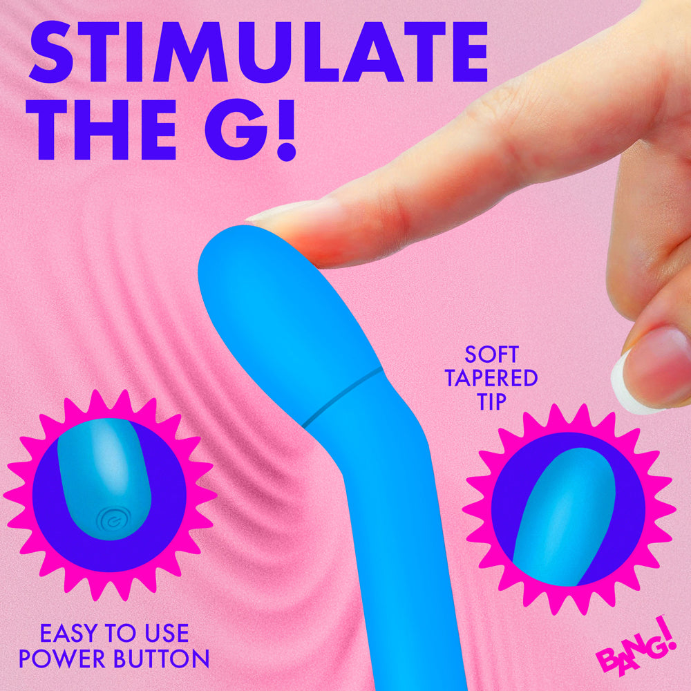 BANG! Slim G-Spot Vibrator Blue