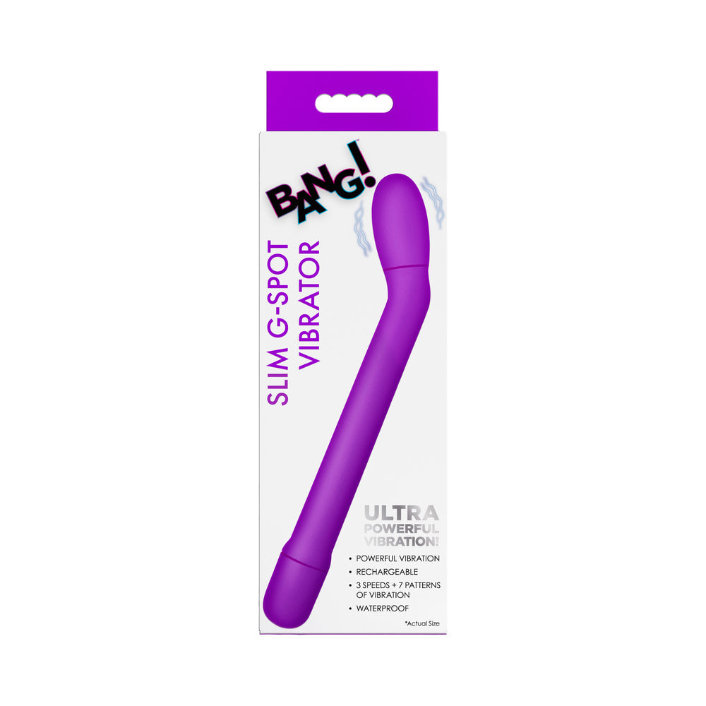 BANG! Slim G-Spot Vibrator Purple