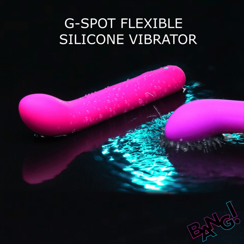 BANG! G-Spot Flexible Silicone Vibrator Pink