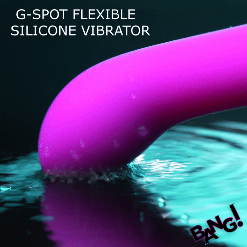 BANG! G-Spot Flexible Silicone Vibrator Purple