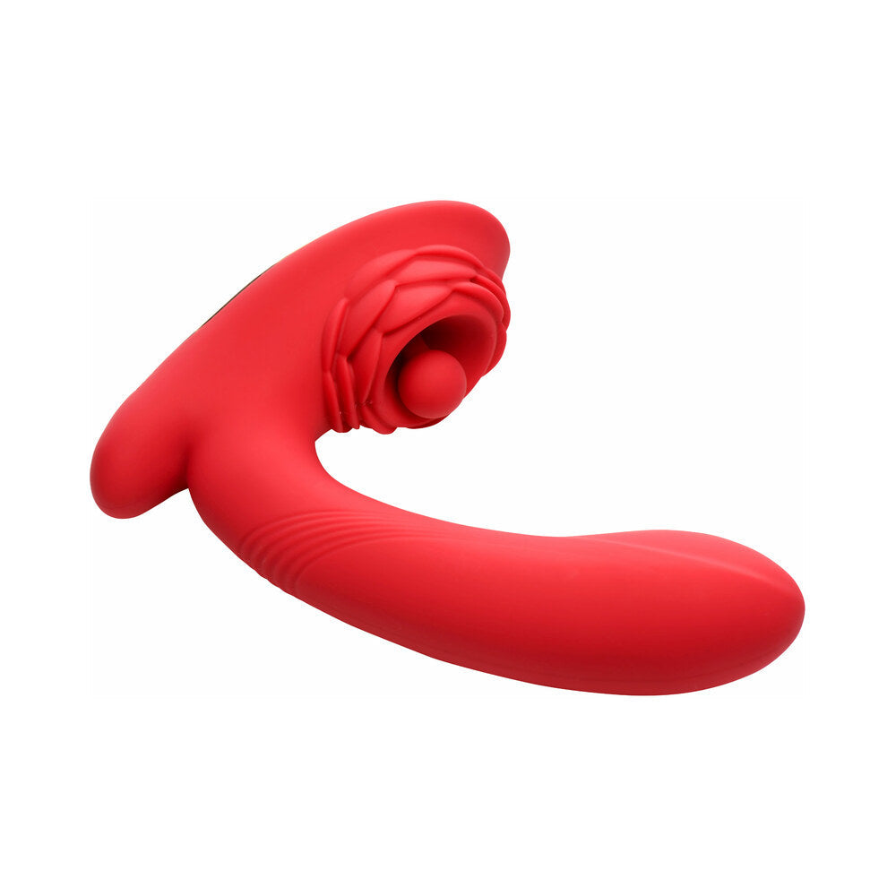 Bloomgasm Petal Twirl Clit Massaging Silicone Vibrator
