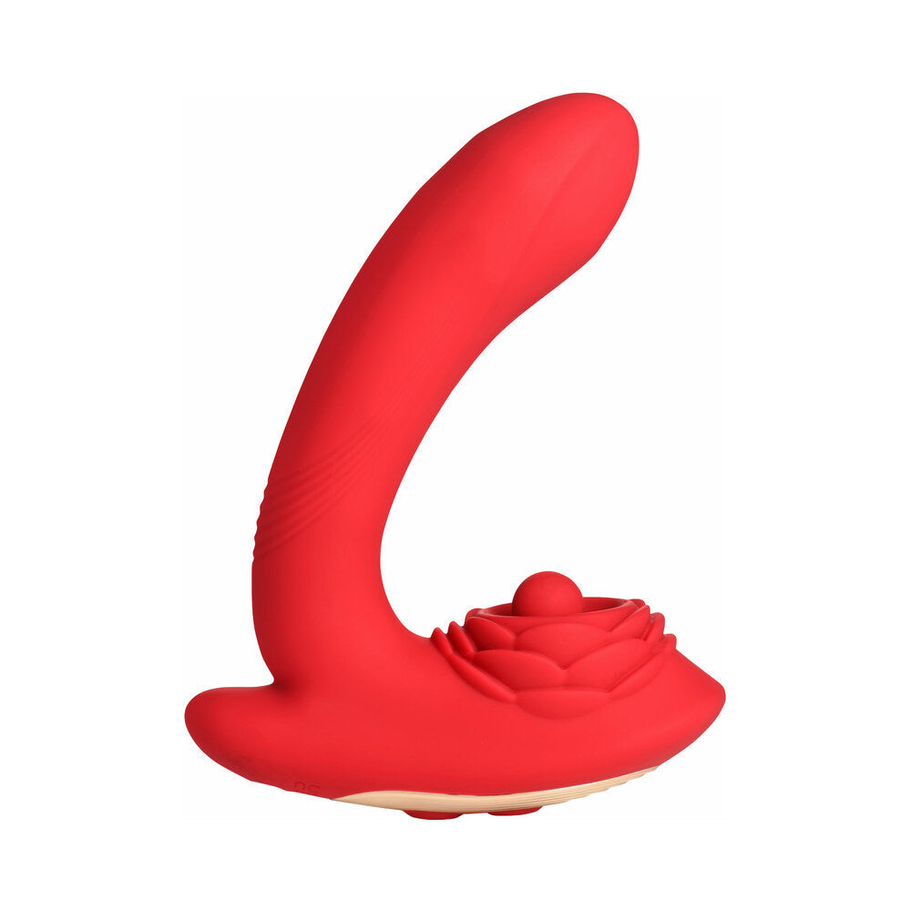Bloomgasm Petal Twirl Clit Massaging Silicone Vibrator