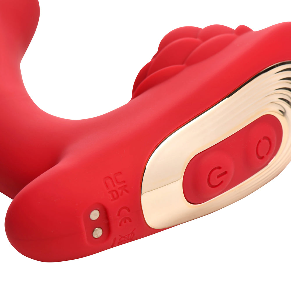 Bloomgasm Petal Twirl Clit Massaging Silicone Vibrator