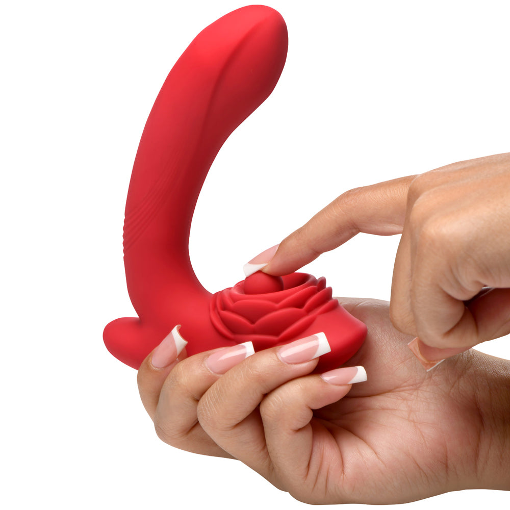Bloomgasm Petal Twirl Clit Massaging Silicone Vibrator