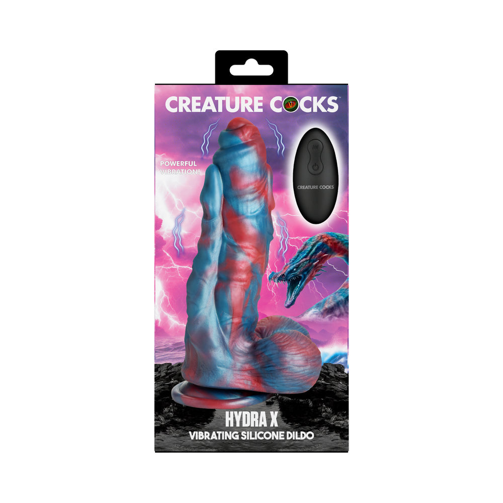 Creature Cocks Hydra X Vibrating Silicone Dildo
