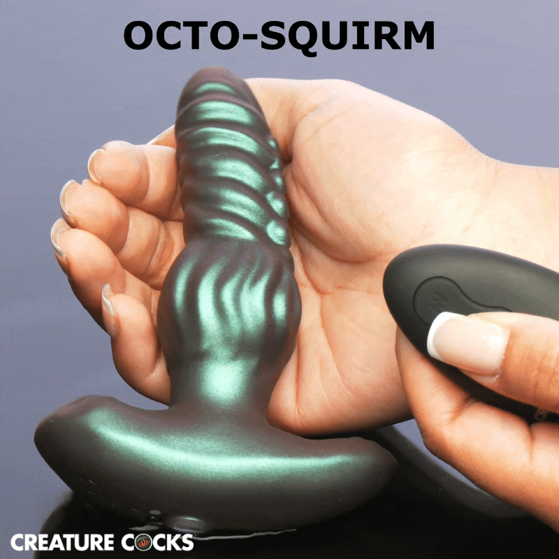 Creature Cocks Octo-Squirm Vibrating & Squirming Silicone Anal Plug