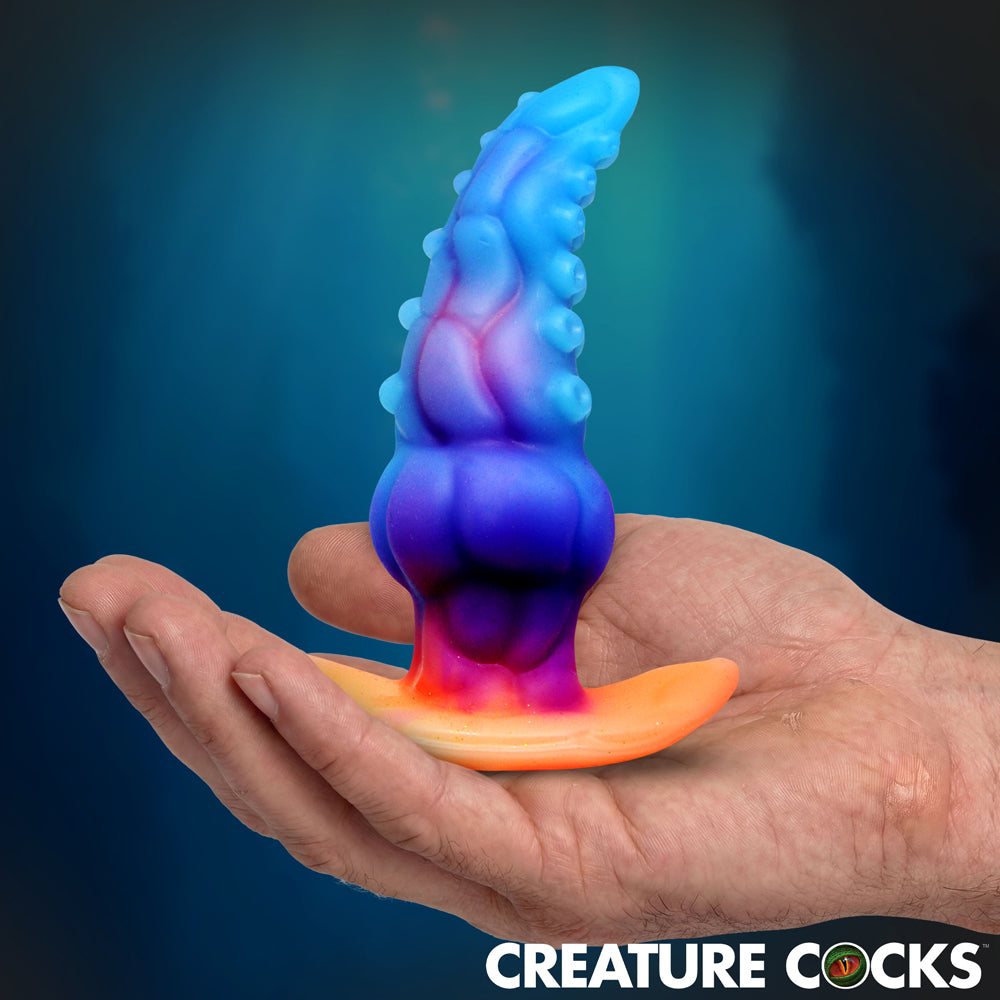 Creature Cocks Glowtopus Glow-in-the-Dark Silicone Anal Plug