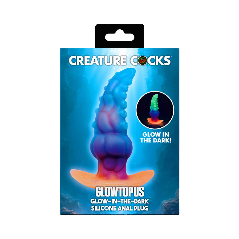 Creature Cocks Glowtopus Glow-in-the-Dark Silicone Anal Plug