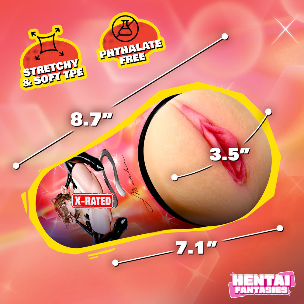 Hentai Fantasies Mochi the Cat Girl Pussy Masturbator