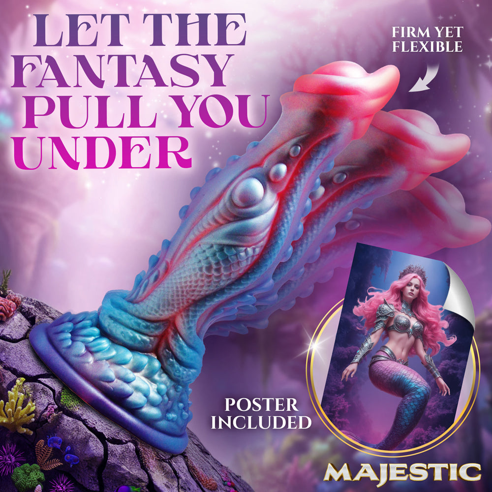 Majestic Delphine Mermaid Silicone Dildo