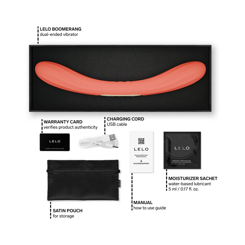 LELO BOOMERANG Coral Red