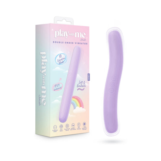 Play With Me Silicone Double Ended Vibrator - product photo