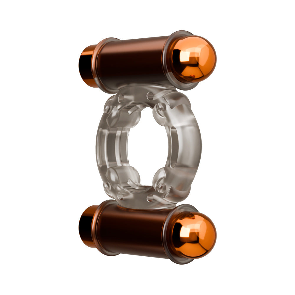 Stay Hard Vibrating Cock Ring Set with Sleeve and 2 Bullets