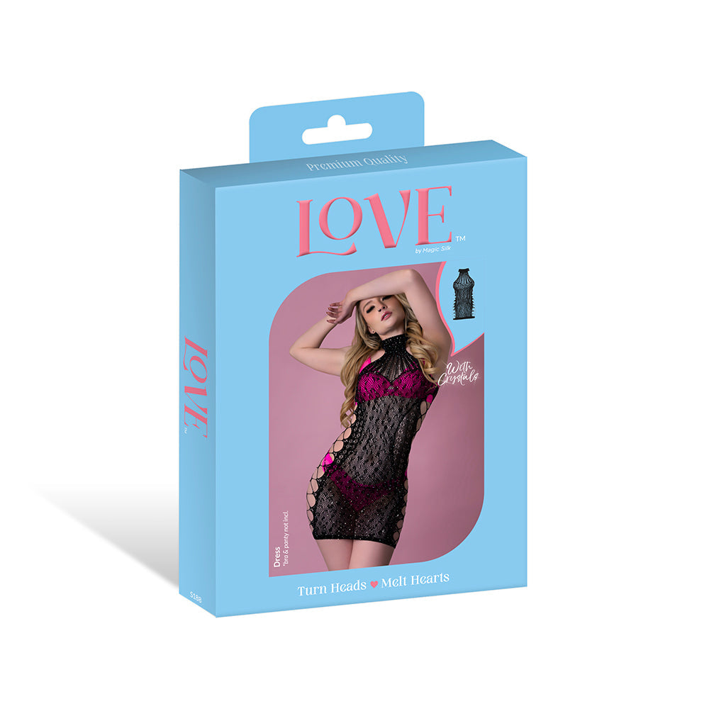 Magic Silk Seamless Dress Black O/S