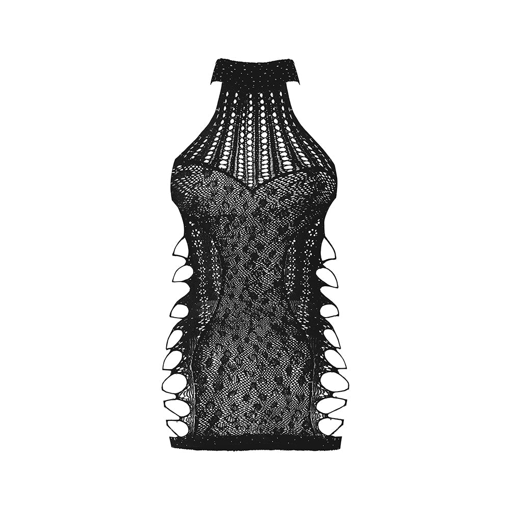 Magic Silk Seamless Dress Black O/S