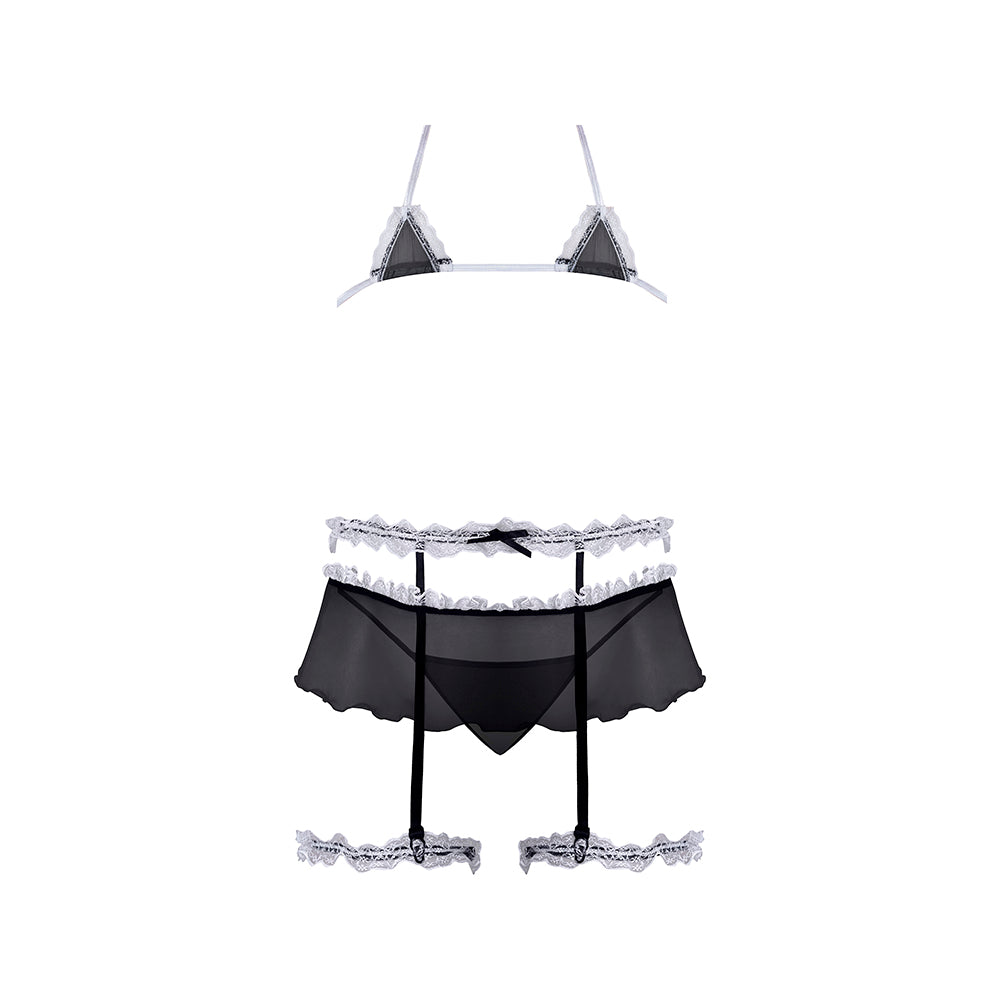Magic Silk Sexy Time Frills & Thrills Black L/XL