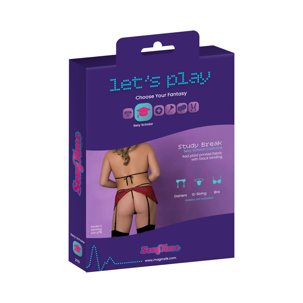 Magic Silk Sexy Time Study Break Red S/M
