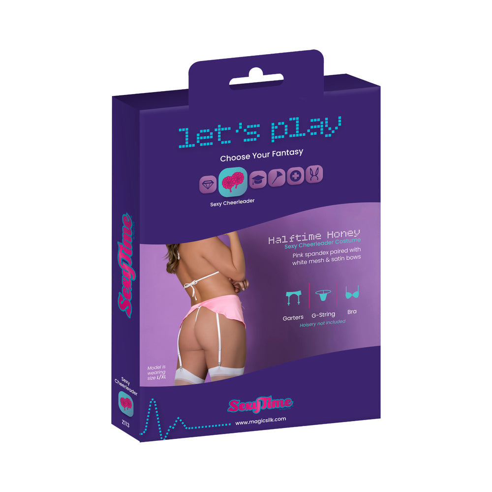 Magic Silk Sexy Time Half Time Honey Pink L/XL