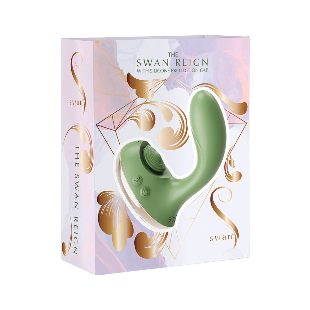 Swan Reign Dual Stimulator Green