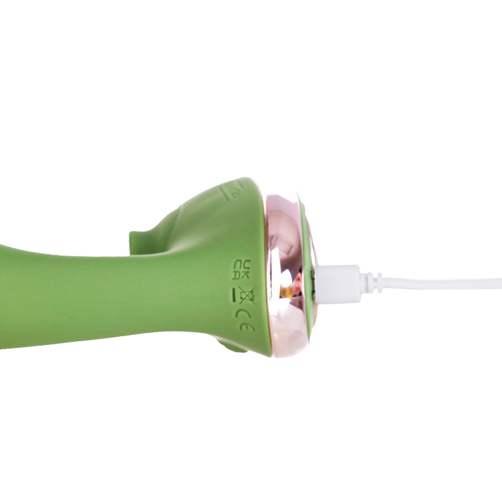 Swan Reign Dual Stimulator Green