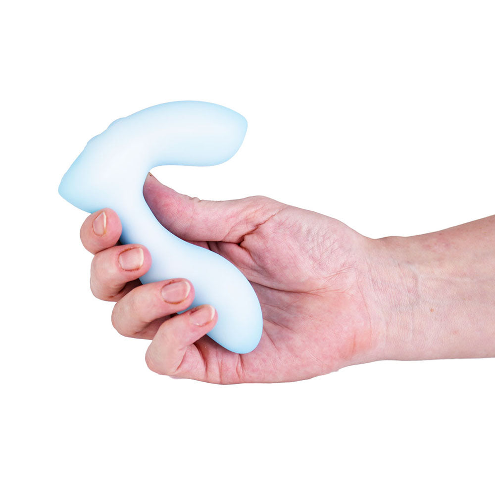 Softies Silicone Vibrator 5 in. Blue