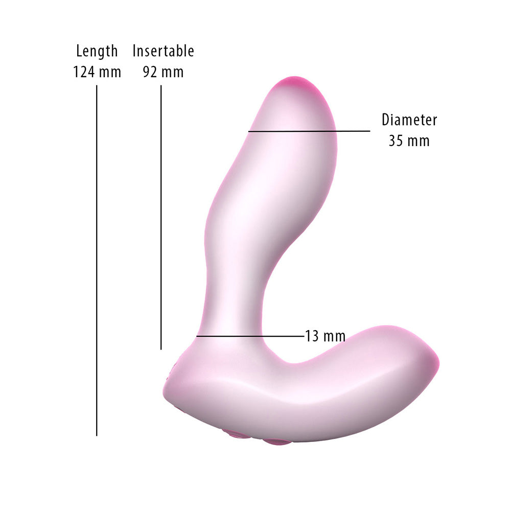 Softies Silicone Vibrator 5 in. Pink