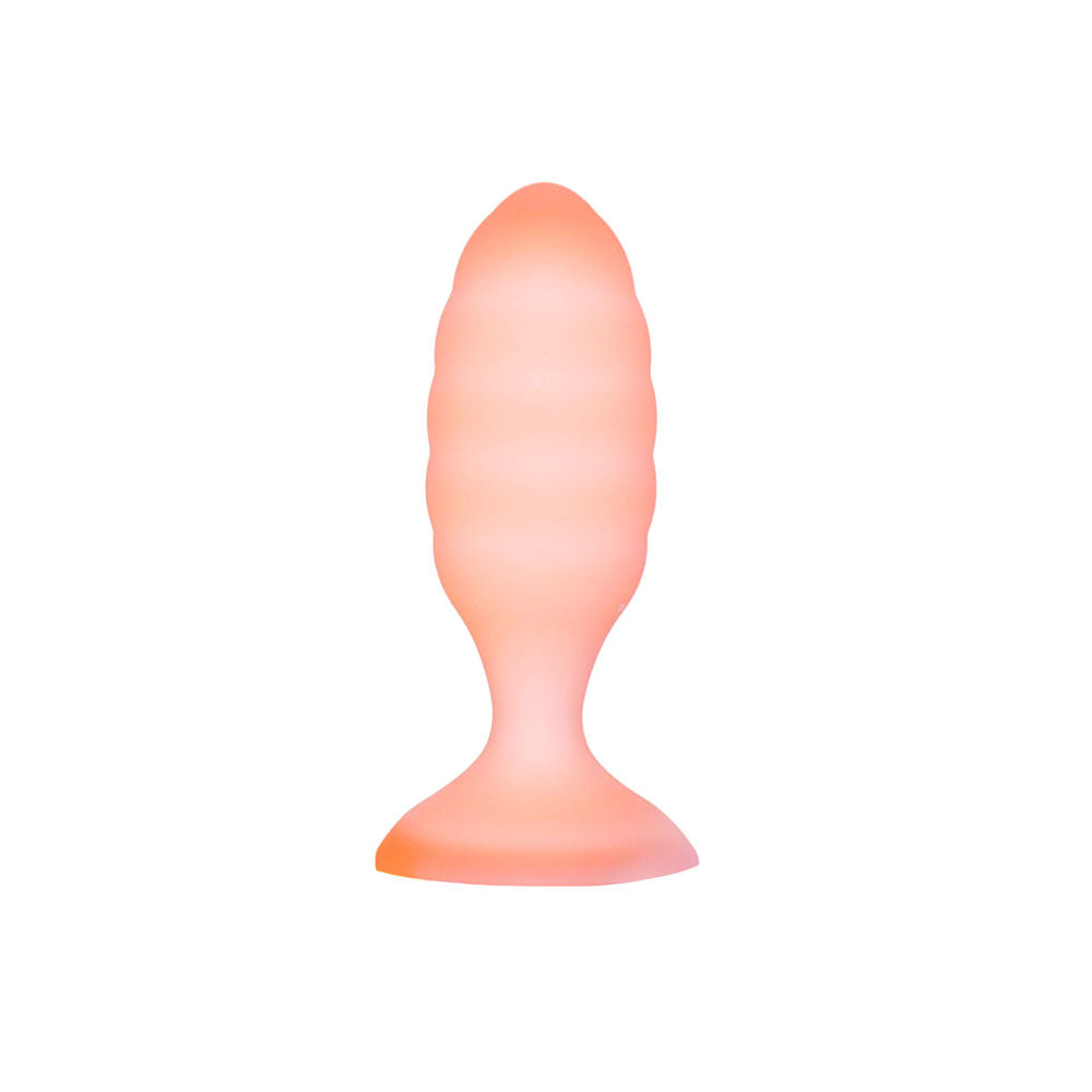 Softies Dual Layer Butt Plug 4 in. Orange