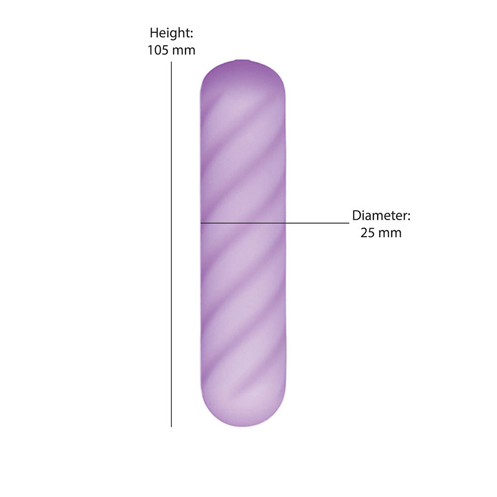 Softies Dual Layer Bullet 4 in. Purple