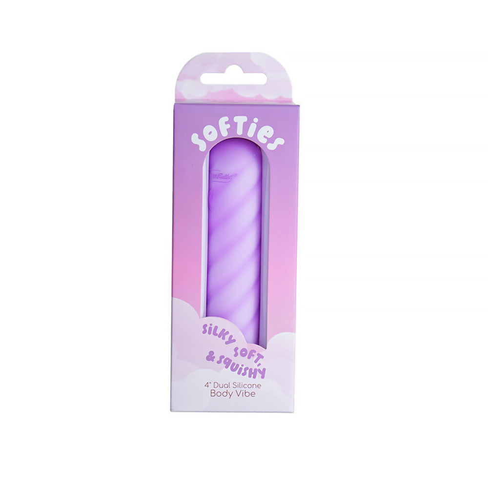 Softies Dual Layer Bullet 4 in. Purple