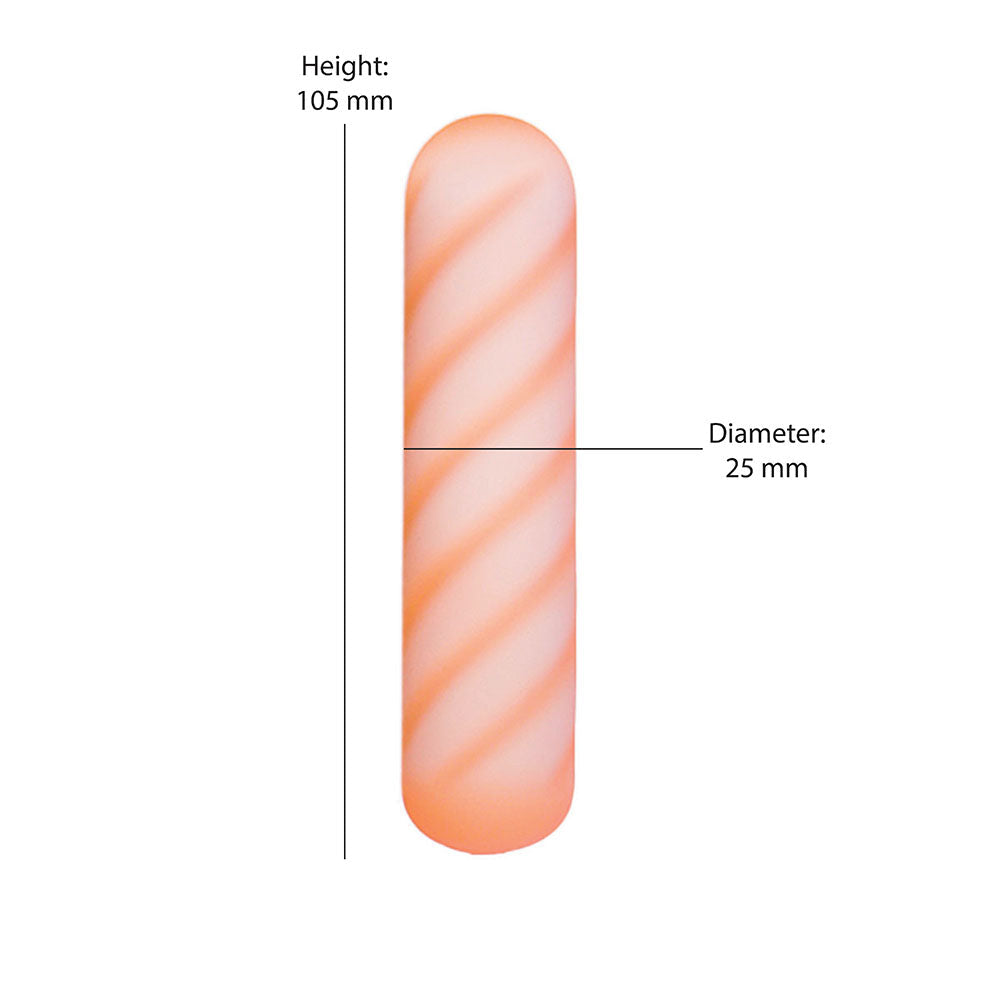 Softies Dual Layer Bullet 4 in. Orange