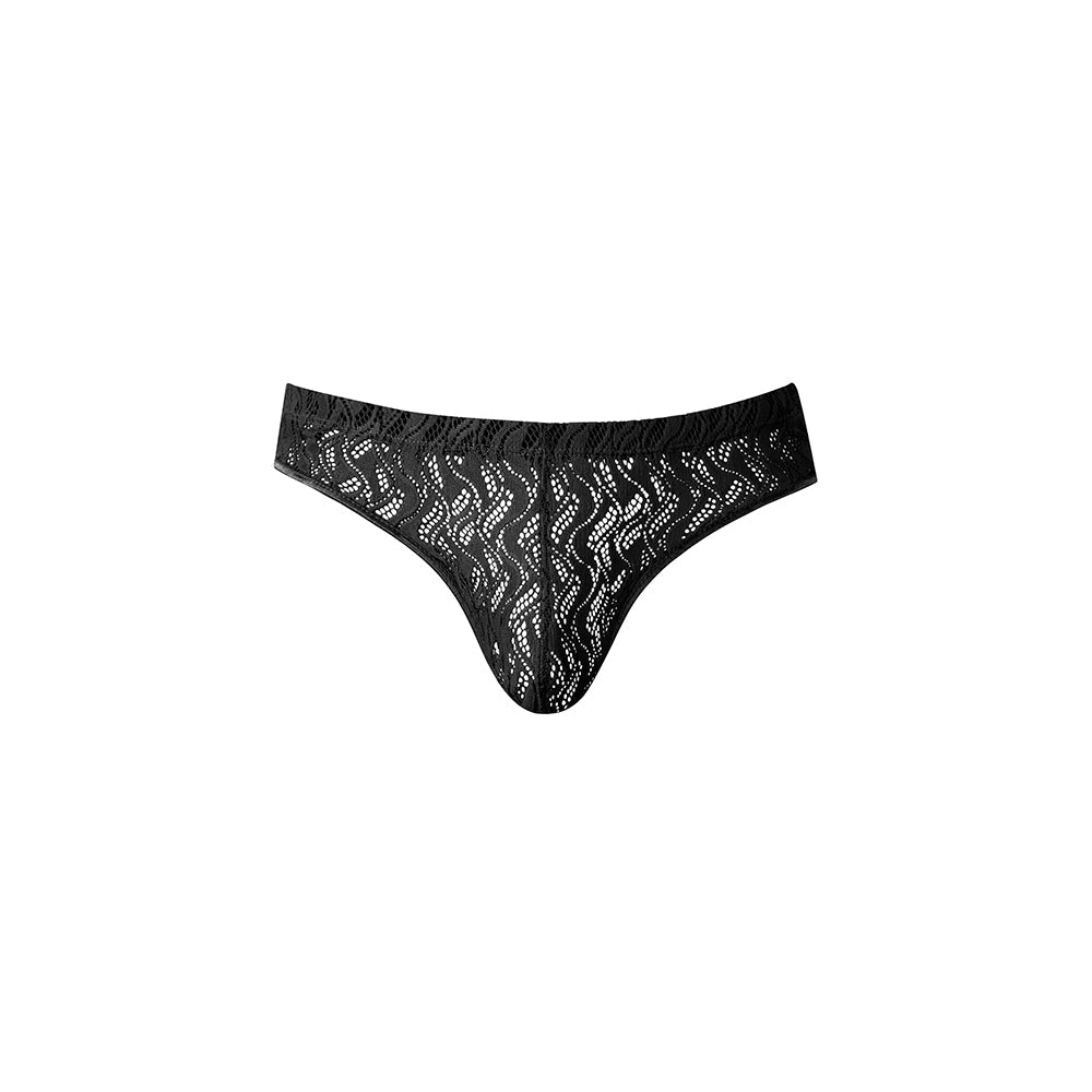 Male Power Ripple Moon Jock Black S/M