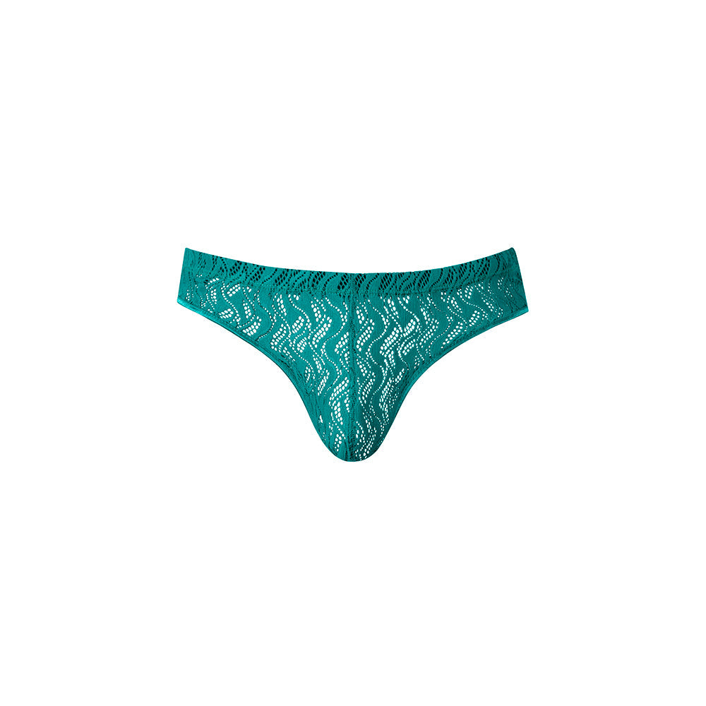 Male Power Ripple Moon Jock Teal S/M
