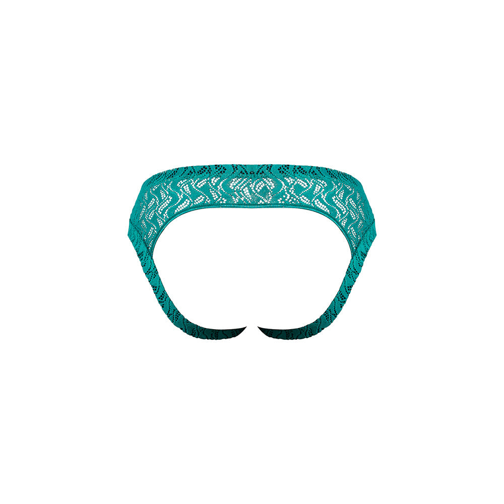 Male Power Ripple Moon Jock Teal L/XL