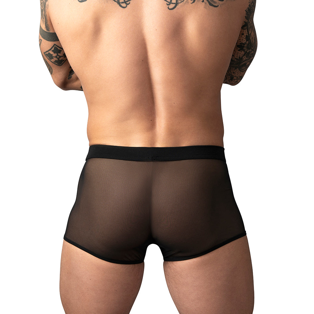 Male Power Mesh 2.0 Mini Short Black L
