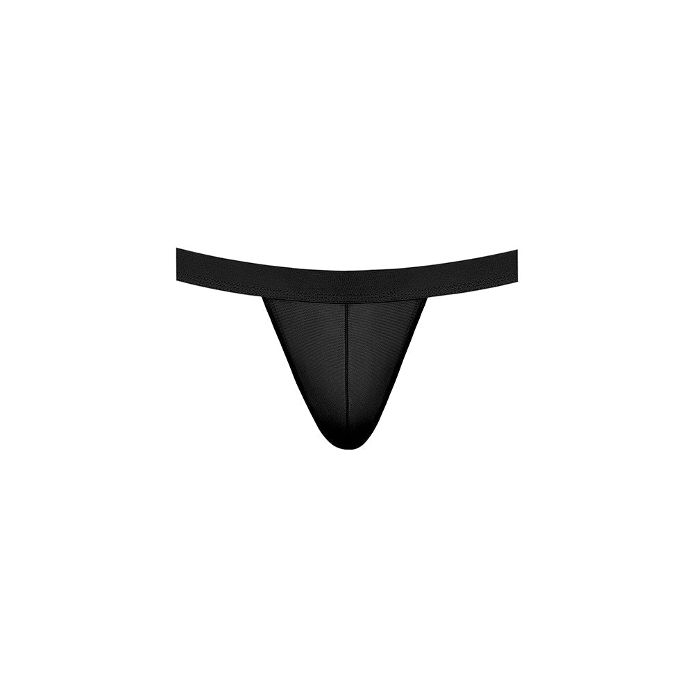 Male Power Mesh 2.0 Strappy Ring Jock Black S/M