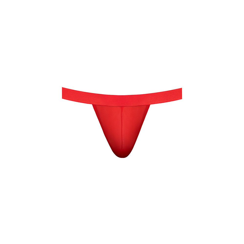 Male Power Mesh 2.0 Strappy Ring Jock Red S/M