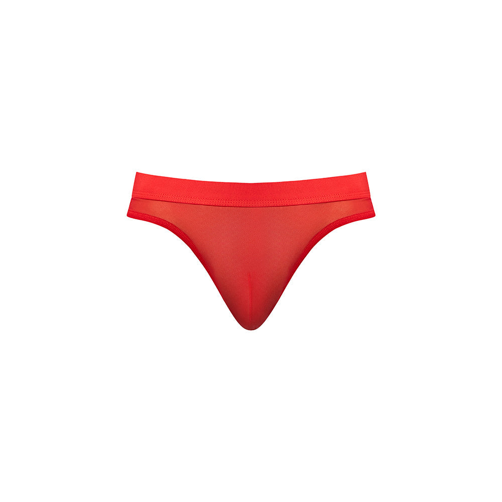 Male Power Mesh 2.0 Bong Thong Red S/M