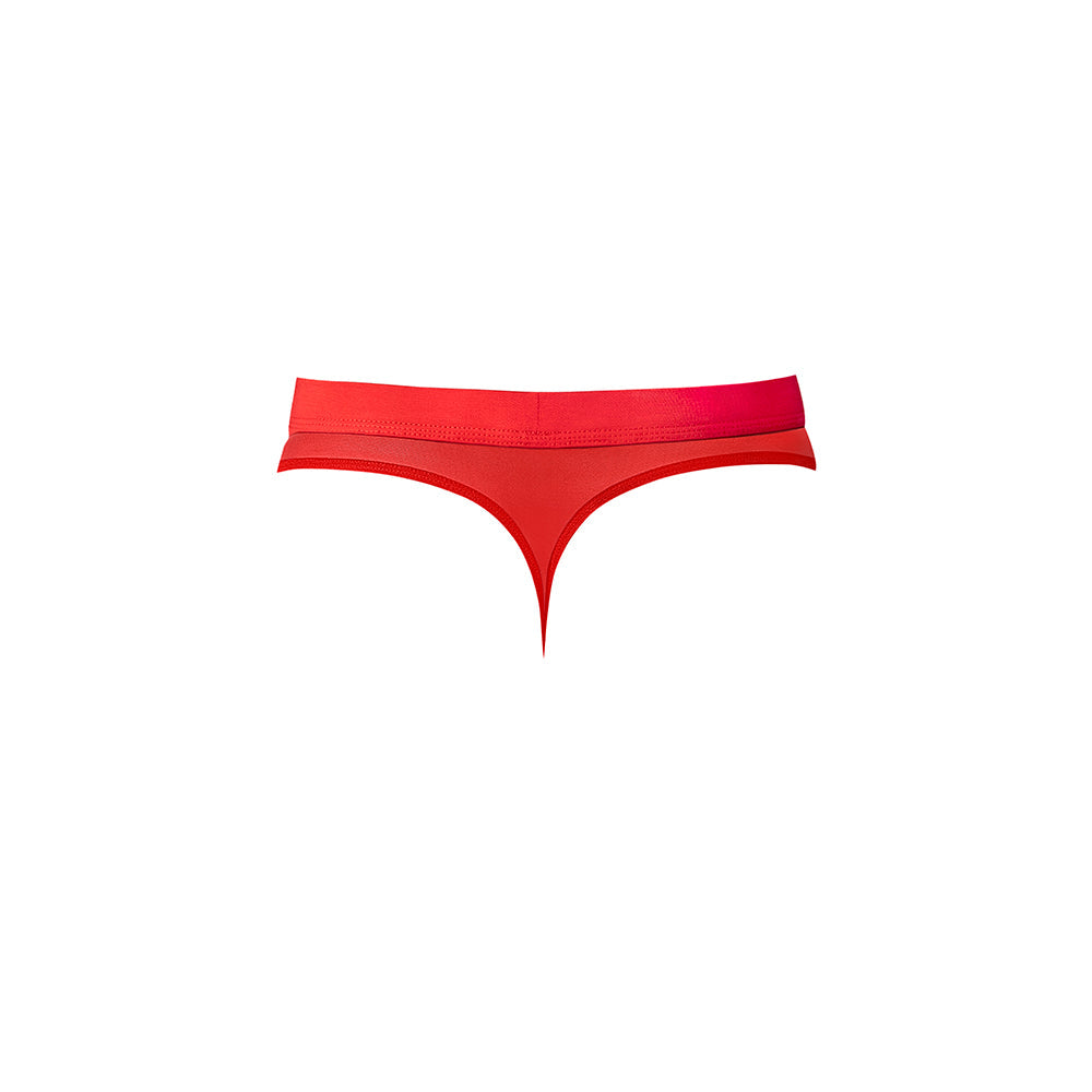 Male Power Mesh 2.0 Bong Thong Red S/M