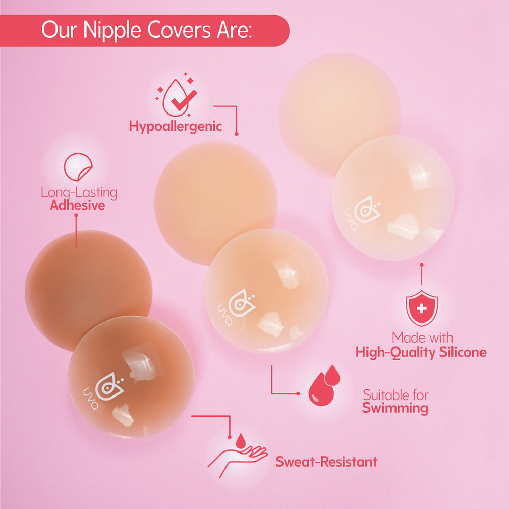 UVA Circular Nipple Covers Nude