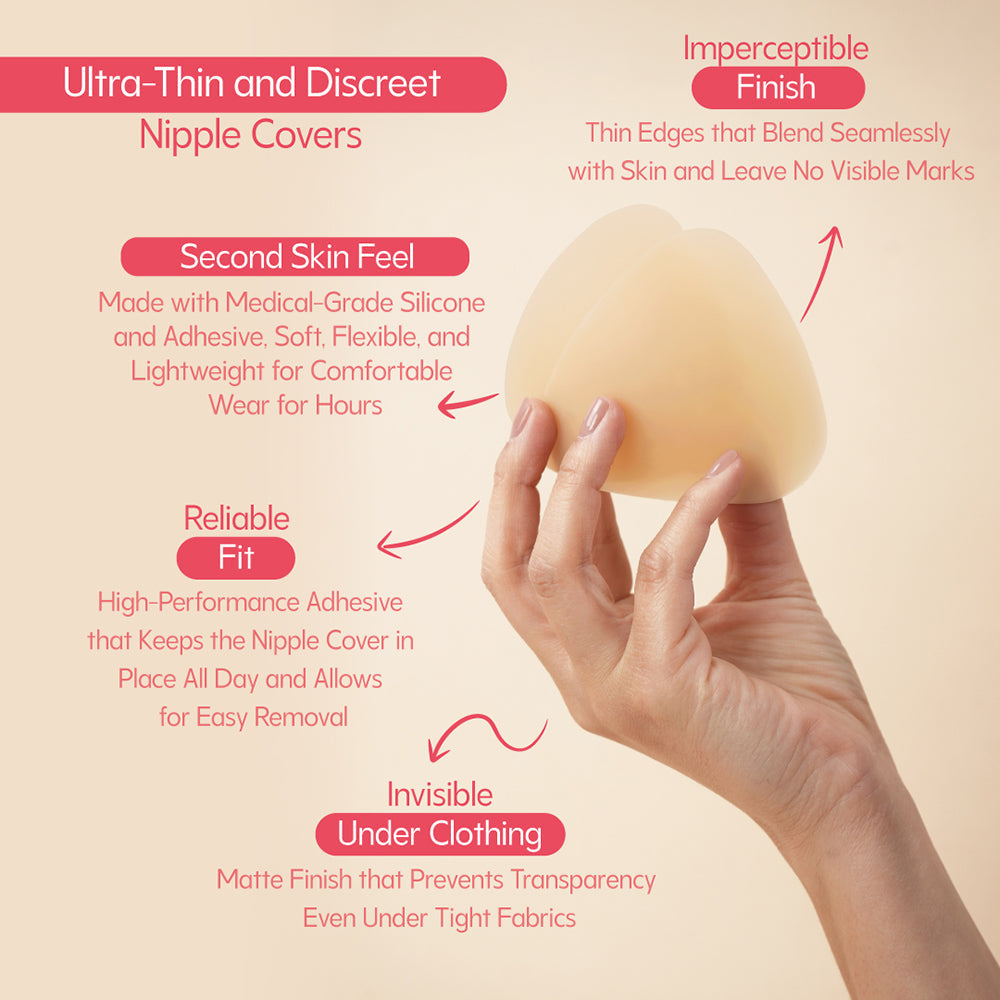 UVA Triangular Nipple Covers Caramel