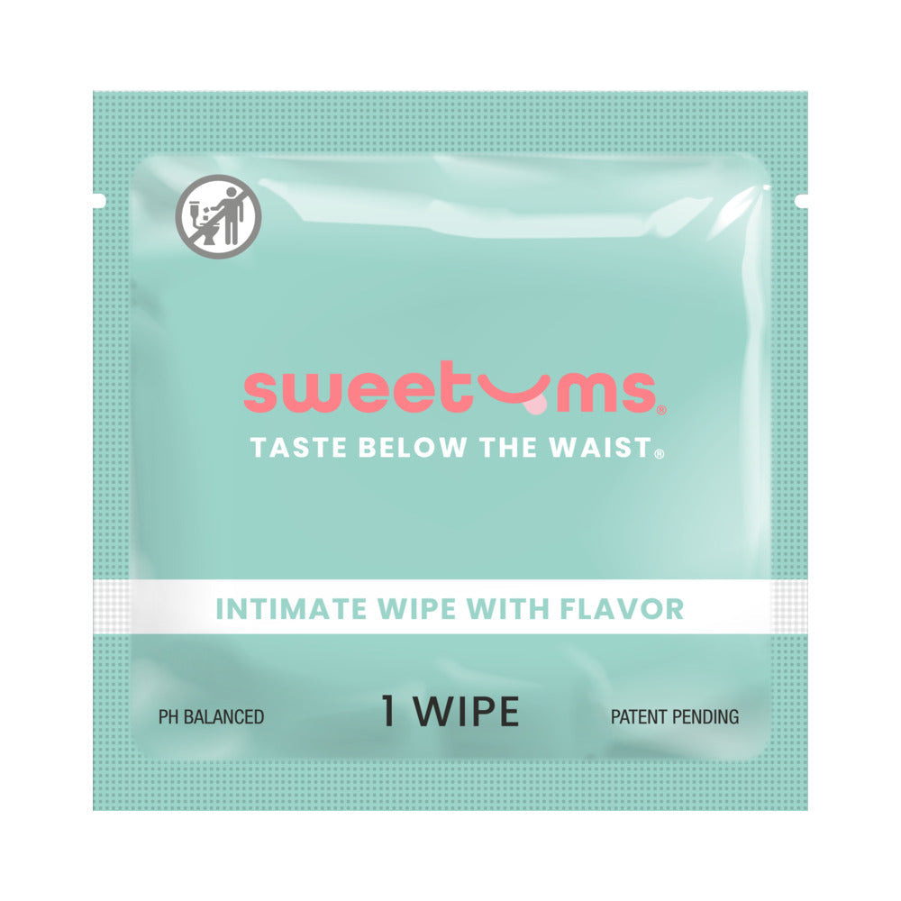 Sweetums Intimate Wipes Sweet Mint Flavor 10-Pack