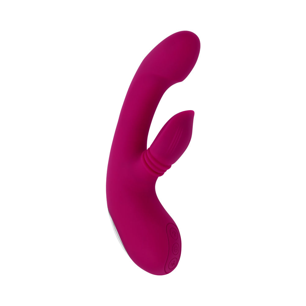 Evolved Gentle Persuasion Circular Clitoral Massager Burgundy