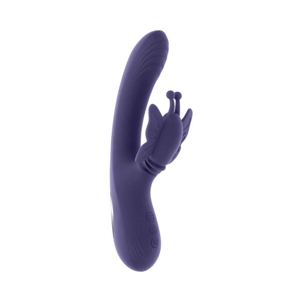 Evolved Wings Of Frenzy Thrusting Butterfly Dual Stimulator Purple